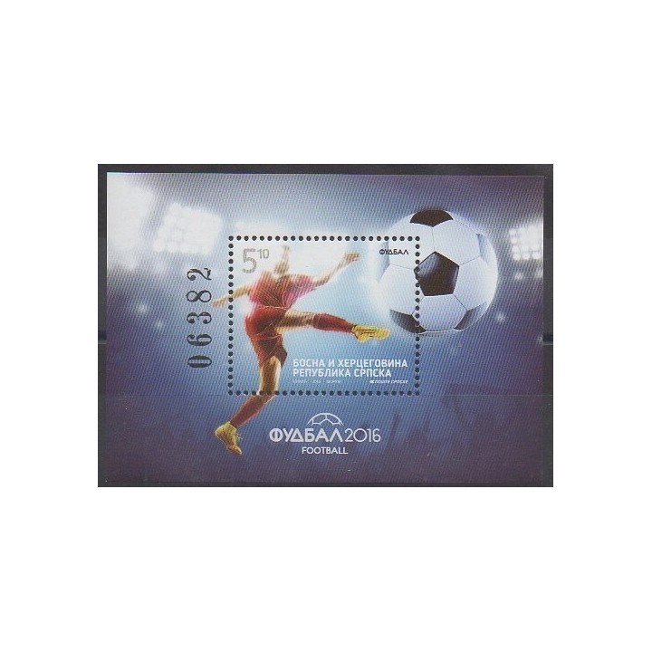 Timbres - Bosnie-Herzégovine République Serbe - 2016 - No 32 - Football