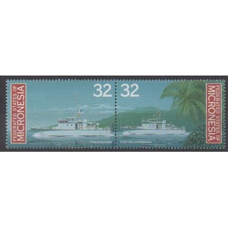 Stamps - Micronesia - 1996 - Nb 417/418 - Boats