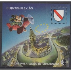 France - CNEP Sheets - 1993 - Nb CNEP 17 - Walt Disney