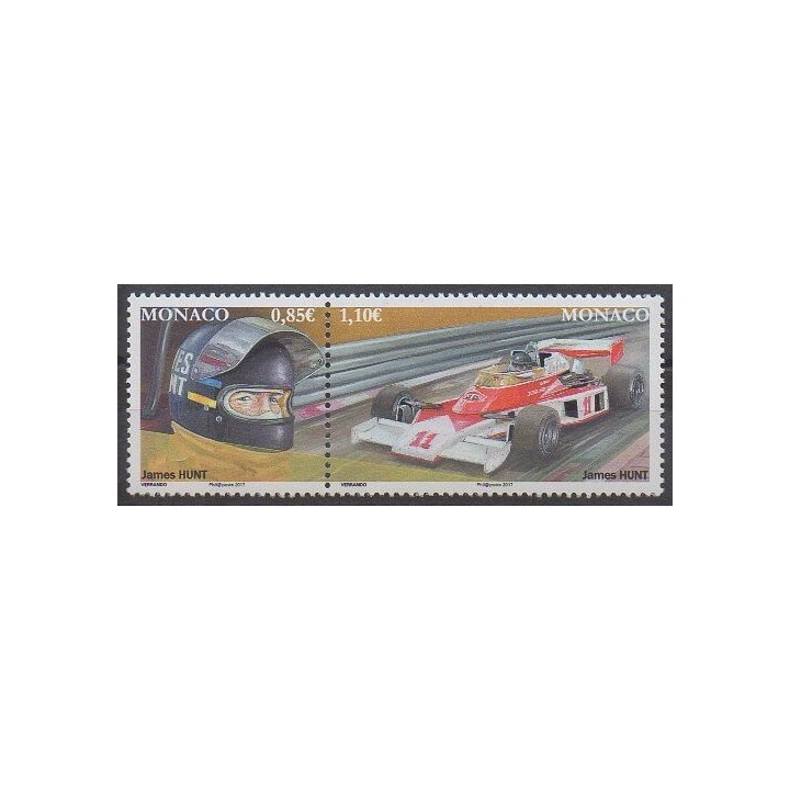 Timbres - Monaco - 2017 - No 3070/3071 - Voitures