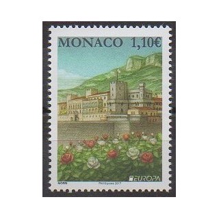 Timbres - Monaco - 2017 - No 3089 - Châteaux - Europa
