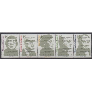 Timbres - Canada - 1996 - No 1488/1492 - Littérature