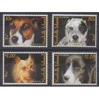 Stamps - Norfolk - 2006 - Nb 905/908 - Dogs