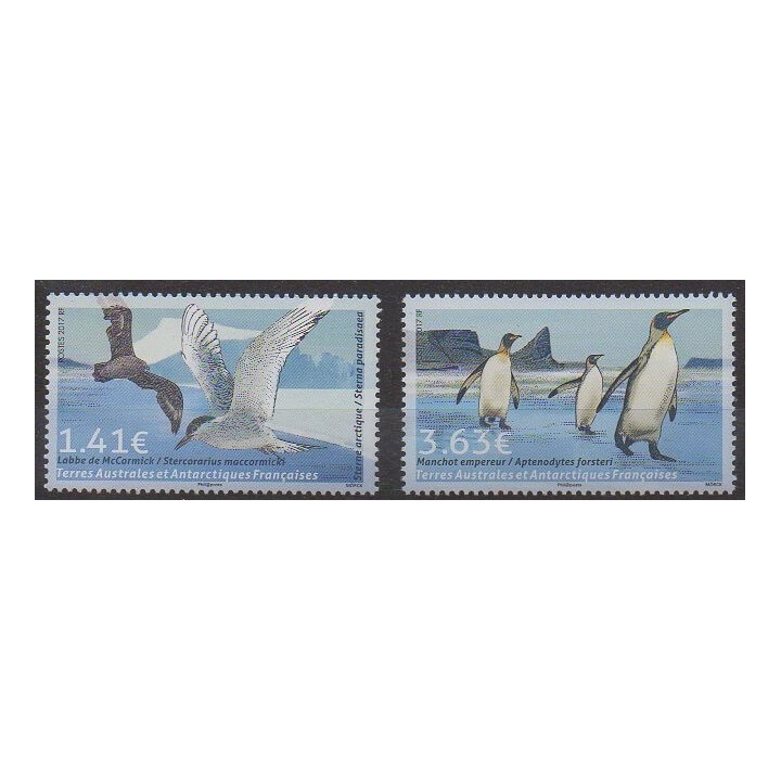 Stamps - French Southern and Antarctic Territories - Post - 2017 - Nb 820/821 - Birds