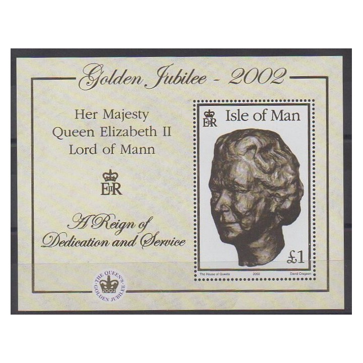 Stamps - Man (Isle of) - 2002 - Nb BF48 - Royalty