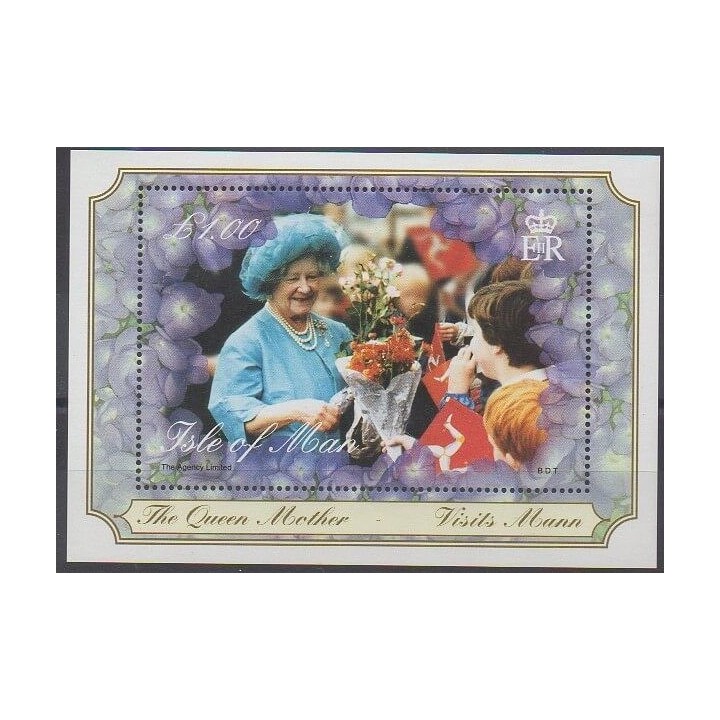 Stamps - Man (Isle of) - 2000 - Nb BF42 - Royalty