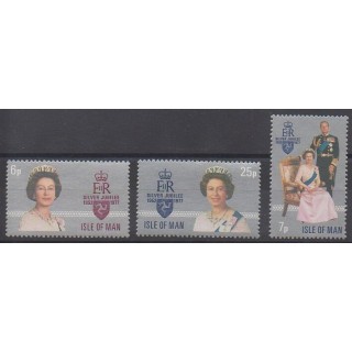 Timbres - Man (Ile de) - 1976 - No 85/87 - Royauté - Principauté