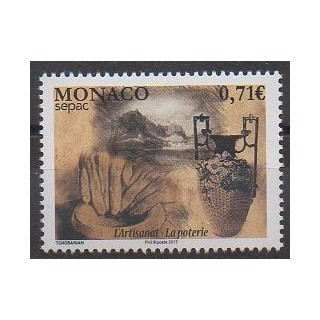 Stamps - Monaco - 2017 - Nb 3094 - Craft