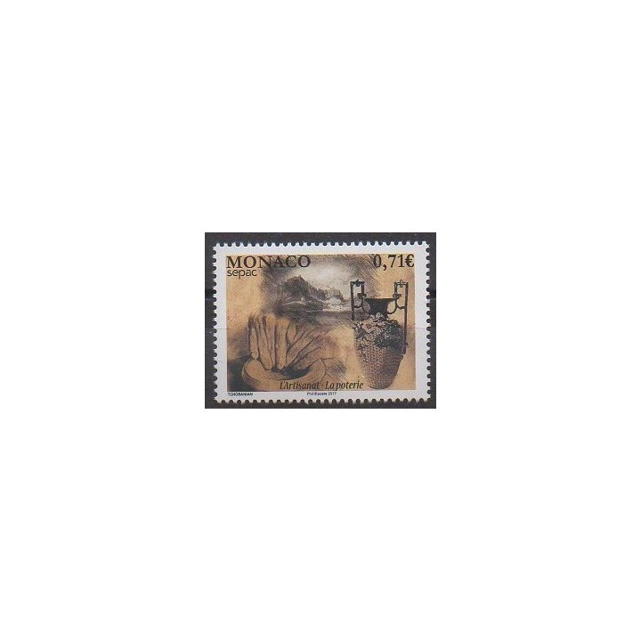 Timbres - Monaco - 2017 - No 3094 - Artisanat ou métiers