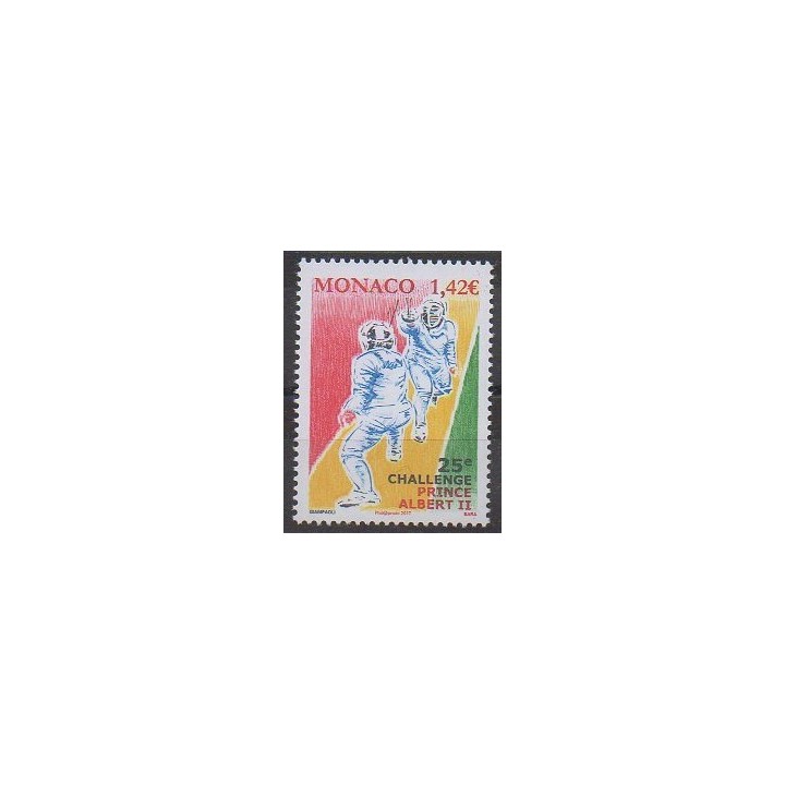 Stamps - Monaco - 2017 - Nb 3093 - Various sports