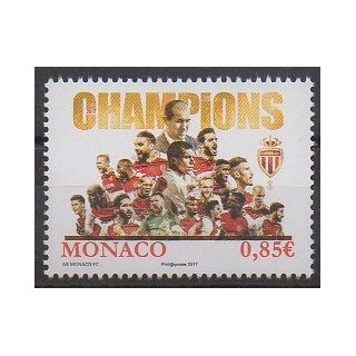 Timbres - Monaco - 2017 - No 3111 - Football