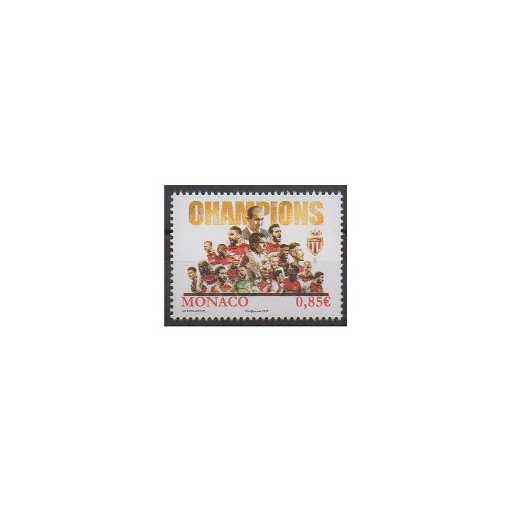 Timbres - Monaco - 2017 - No 3111 - Football