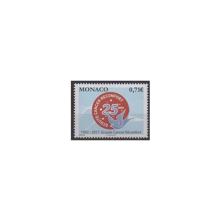 Stamps - Monaco - 2017 - Nb 3104 - Health