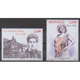 Stamps - Monaco - 2017 - Nb 3096/3097 - Music