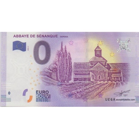 Euro banknote memory - 84 - Abbaye de Sénanque - 2018-1