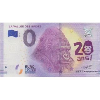 Euro banknote memory - 2018 - La vallée des Singes - (Vienne)