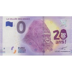 Euro banknote memory - 86 - La vallée des Singes - 2018-2