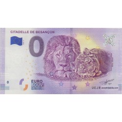 Billet souvenir - 25 - Citadelle de Besançon - 2018-2