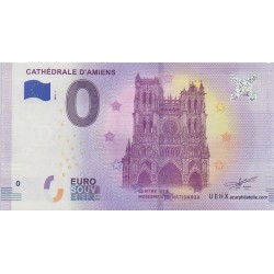 Euro banknote memory - 80 - Cathédrale d'Amiens - 2018-1