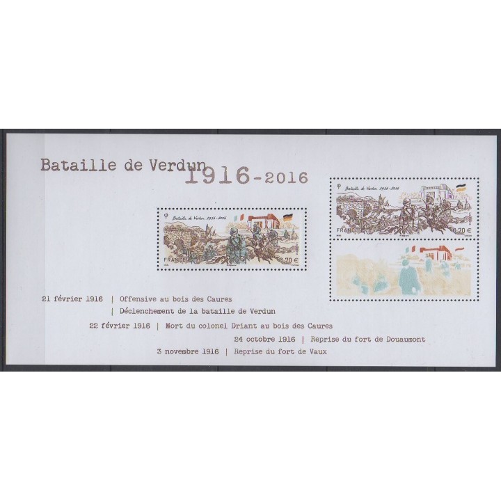 Timbres - France - Bloc souvenir - 2017 - No BS141 - Première Guerre Mondiale
