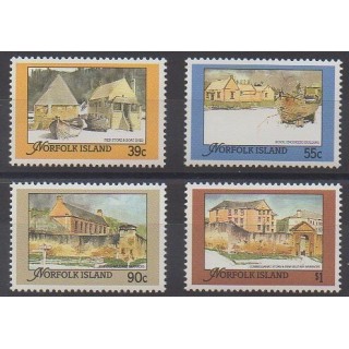 Timbres - Norfolk - 1988 - No 443/446 - Monuments