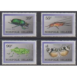 Norfolk - 1989 - No 447/450 - Insectes