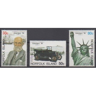 Stamps - Norfolk - 1986 - Nb 378/380 - Philately