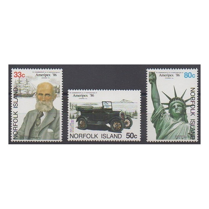 Stamps - Norfolk - 1986 - Nb 378/380 - Philately