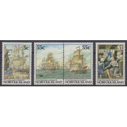 Norfolk - 1987 - Nb 405/408 - Boats - Various Historics Themes