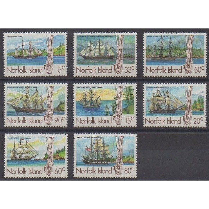 Timbres - Norfolk - 1985 - No 352/359 - Navigation