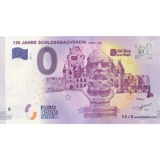 Euro banknote memory - 2017 - 130 Jahre Schlossbauverein - (Rhénanie-du-Nord-Westphalie)