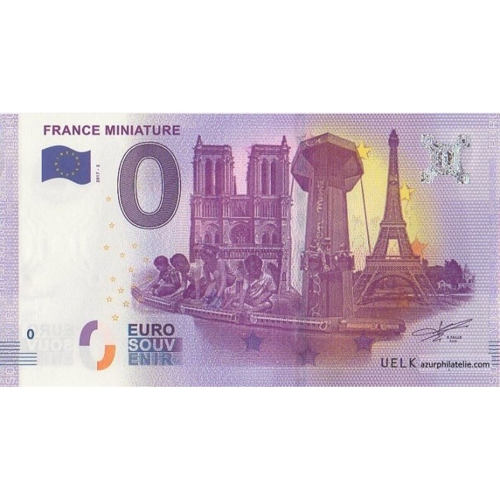 Euro banknote memory - 2017 - France Miniature - (Yvelines)