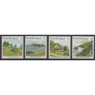 Timbres - Norfolk - 1988 - No 432/435 - Sites