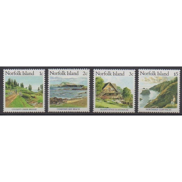 Timbres - Norfolk - 1988 - No 432/435 - Sites