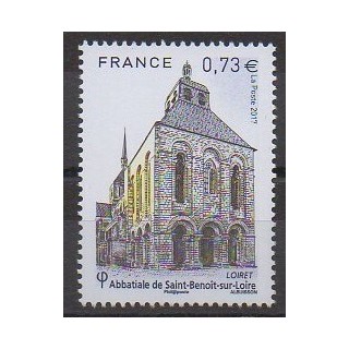 Timbres - France - Poste - 2017 - No 5146 - Églises