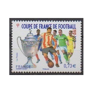 Stamps - France - Poste - 2017 - Nb 5145 - Football