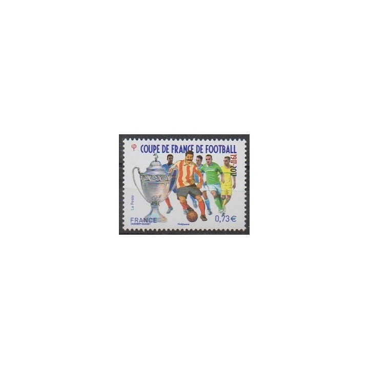 Timbres - France - Poste - 2017 - No 5145 - Football