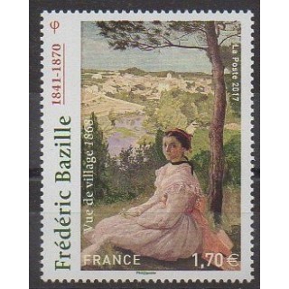 Timbres - France - Poste - 2017 - No 5122 - Peinture
