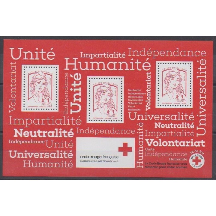 Stamps - France - Blocks and sheets - 2017 - Nb BF139 - Health
