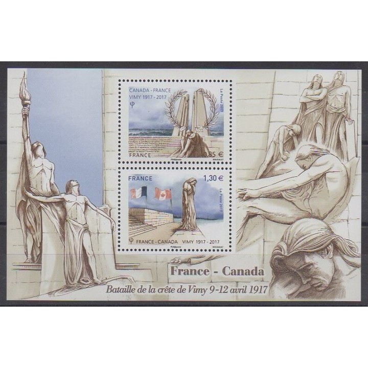 Stamps - France - Blocks and sheets - 2017 - Nb F5136 - First World War