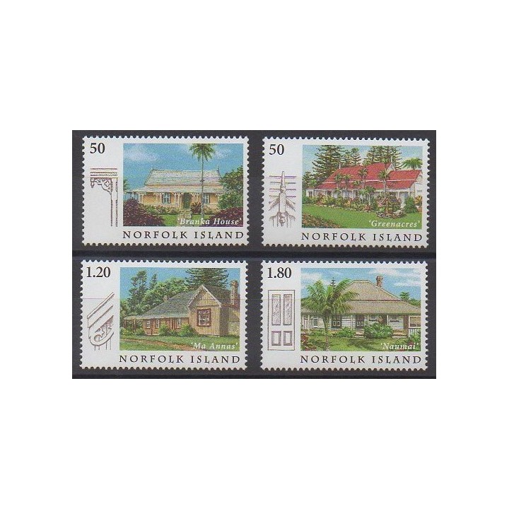 Stamps - Norfolk - 2005 - Nb 852/855 - Architecture