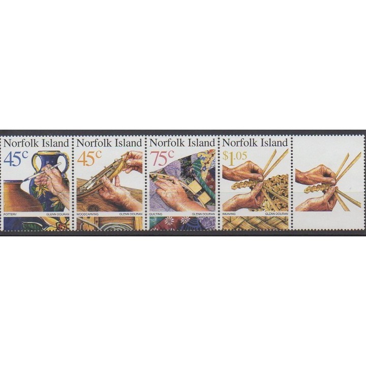 Stamps - Norfolk - 1999 - Nb 671/674 - Craft