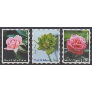 Stamps - Norfolk - 1999 - Nb 668/670 - Roses