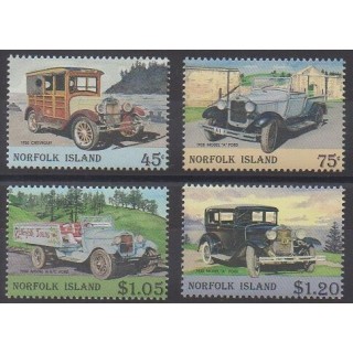Stamps - Norfolk - 1995 - Nb 567/570 - Cars