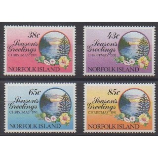 Stamps - Norfolk - 1991 - Nb 503/506 - Christmas