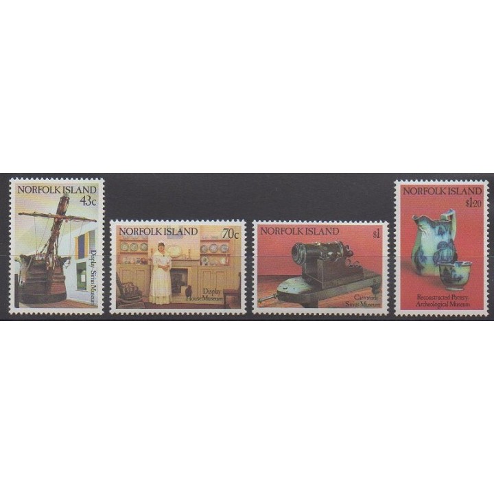 Stamps - Norfolk - 1991 - Nb 493/496