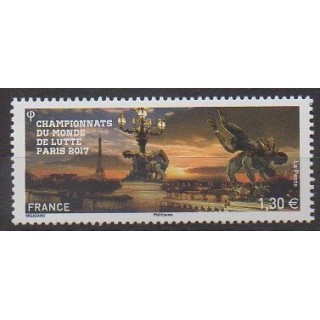 Timbres - France - Poste - 2017 - No 5165 - Sports divers