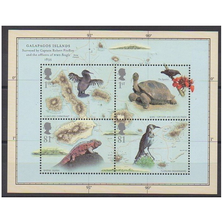 Stamps - Great Britain - 2009 - Nb BF62 - Reptils