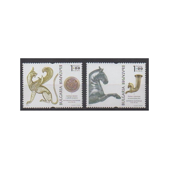 Stamps - Bulgaria - 2013 - Nb 4370/4371 - Art