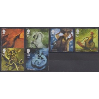 Timbres - Grande-Bretagne - 2009 - No 3165/3170 - Littérature